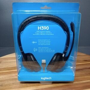 Logitech H390 Black Over the Ear‎ Headset Brand New Sealed